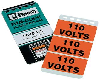 Panduit-PSSB-13 配线标志 Cable Markers Pre-Marked Snap On Vinyl White