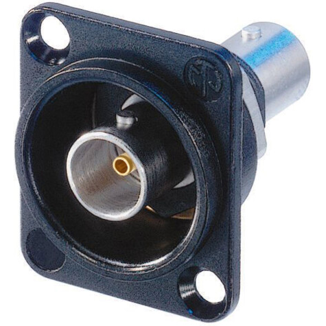 Neutrik Group-NBB75DFIB Conector RF Conn BNC 75Ohm ST Flange Mount F Gold