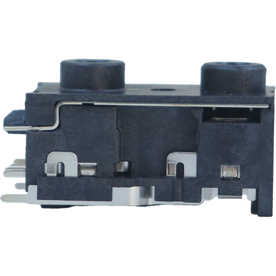 Switchcraft-35RAPC7J 音频及视频连接器 Conn 3.5MM Stereo Jack F/F 2/2 POS Solder RA Thru-Hole 4 Terminal 1 Port