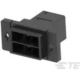 TE Connectivity-2-179555-3 分立接线罩连接器 Conn Housing PL 6 POS 5.08mm Crimp ST Panel Mount Black Bag