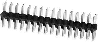 ADAM TECH-PH2-06-TA 连接器插头及 PCB 插座 Conn Unshrouded Header HDR 6 POS 2.54mm Solder ST Top Entry Thru-Hole Bag