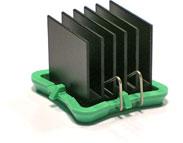 Advanced Thermal Solutions-ATS-53190R-C1-R0 Kühlkörper Heat Sink Passive BGA Straight Clip Aluminum 8.42°C/W Black Anodized
