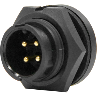 Switchcraft-7382-4PG-300 Steckverbinder, rund Conn Circular PIN 4 POS Solder Cup ST Panel Mount 4 Terminal 1 Port Maxi-Con-X® Bulk