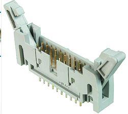 Assmann WSW components, Inc-AWH 16G-0222-T Steckverbinderleisten und Leiterplattenbuchsen Conn Ejector Header HDR 16 POS 2.54mm Solder ST Top Entry Thru-Hole