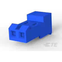 TE Connectivity-3-640430-2 Embases de raccordement et réceptacles PCB Conn IDC Connector RCP 2 POS 3.96mm IDT RA Cable Mount Bag