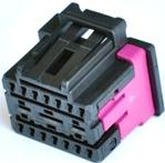 Delphi-30235201 Einzeladersteckverbinder, Gehäuse Conn Housing F 17 POS Crimp ST Cable Mount Black