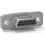 Conn Micro-D PIN 9 POS 0.635mm Solder RA SMD 9 Terminal 1 Port