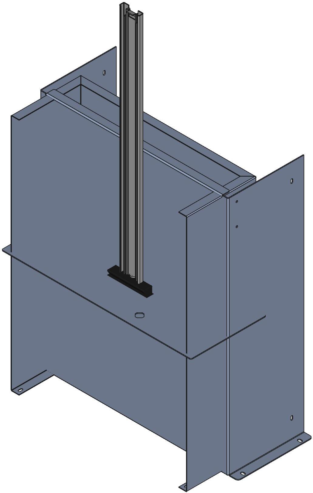 Hammond Manufacturing-RDRW1900722BK1 null Storage Drawer, Steel, Black Color