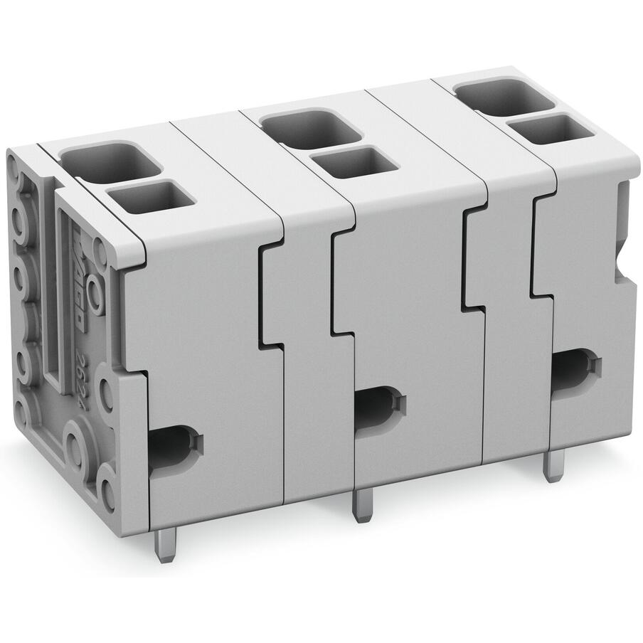 WAGO-2624-3509 Blocchi terminali connettore PCB Terminal Block, 4 mm2, Pin spacing 11.5 mm, 9-pole, Push-in Cage Clamp