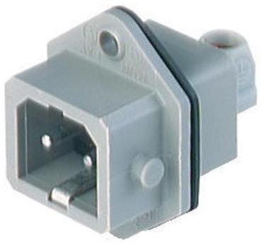 Belden-STASEI 2 电源连接器 Conn Power RCP 2 POS Screw ST Flange Mount 2 Terminal 1 Port