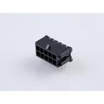 Conn Wire to Board HDR 10 POS 3mm Solder RA Side Entry Thru-Hole Micro-Fit 3.0 Tray