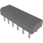 Conn Socket Strip SKT 12 POS 2mm Solder ST Top Entry Thru-Hole TIGER CLAW™ Tube