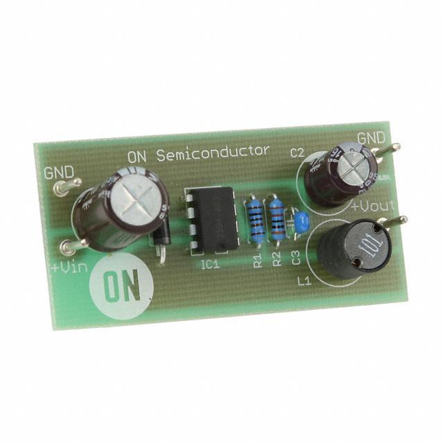 onsemi-LM2594APDBCKGEVB Cartes et kits de développement de gestion de la puissance LM2594PADJG/LM2594DADJR2G DC to DC Converter and Switching Regulator Chip 1.23V to 37V Output Evaluation Board