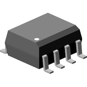 Vishay-IL222AT Transistor and Photovoltaic Output Photocouplers Optocoupler DC-IN 1-CH Darlington With Base DC-OUT 8-Pin SOIC N T/R