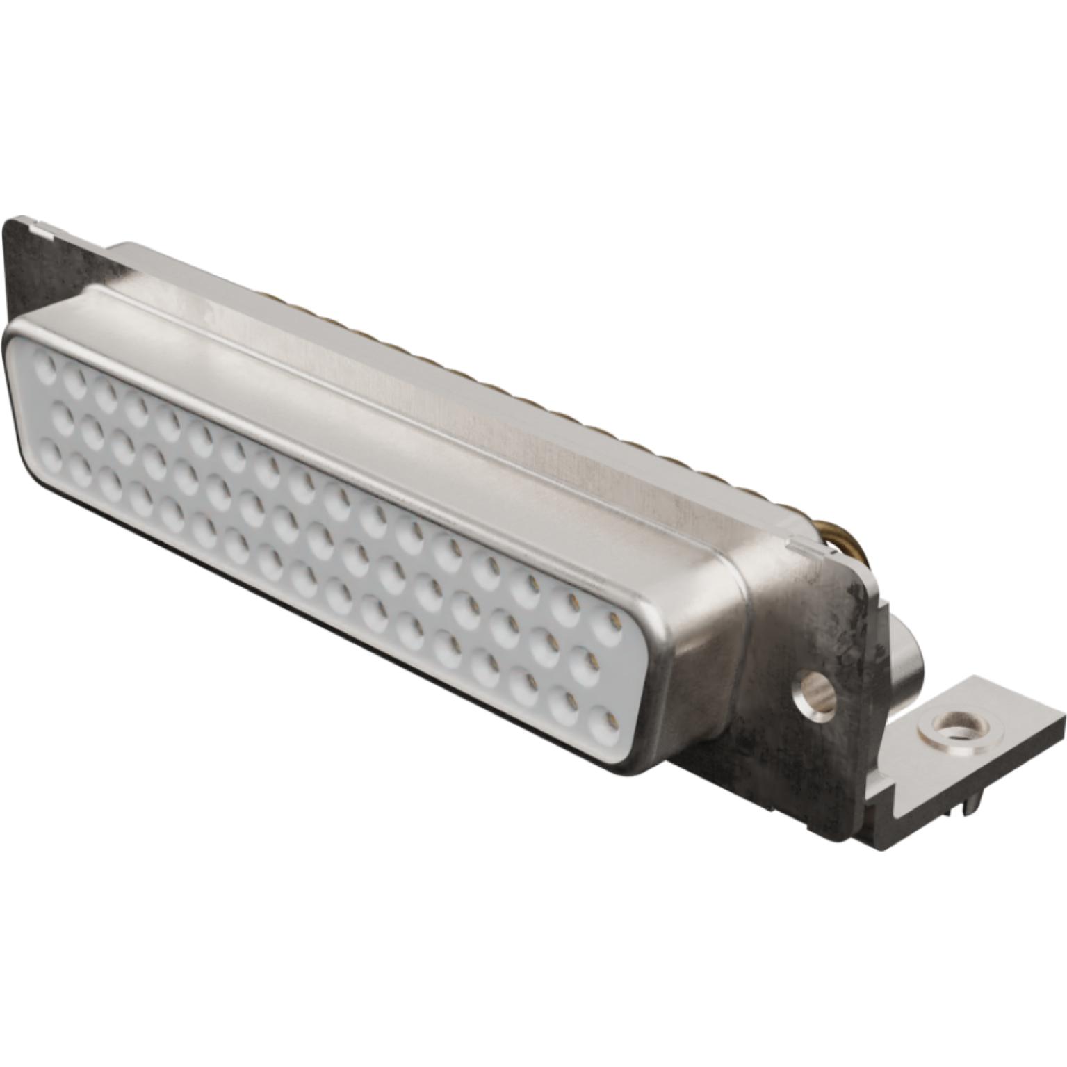 Molex-1731090195 Raccordement D ultra-miniaturisé Conn D-Sub F 50 POS 1.4mm Solder RA Thru-Hole 50 Terminal 1 Port FCT Products Carton