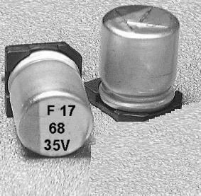 NIC Components-NSPE-HF151M35V8X10.5NLBYF Aluminium-Polymer-Kondensator Cap Aluminum Polymer Hybrid 150uF 35VDC 20%( 8 X 10.5mm) SMD 0.027 Ohm 2.3A 10000h 105°C Automotive T/R