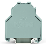 Connector Accessories Screwless End Stop Straight Polyamide 6/6 Gray Box