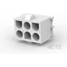 TE Connectivity-350431-1 Steckverbinderleisten und Leiterplattenbuchsen Conn Wire to Board HDR 6 POS 6.35mm Solder ST Top Entry Thru-Hole Bag