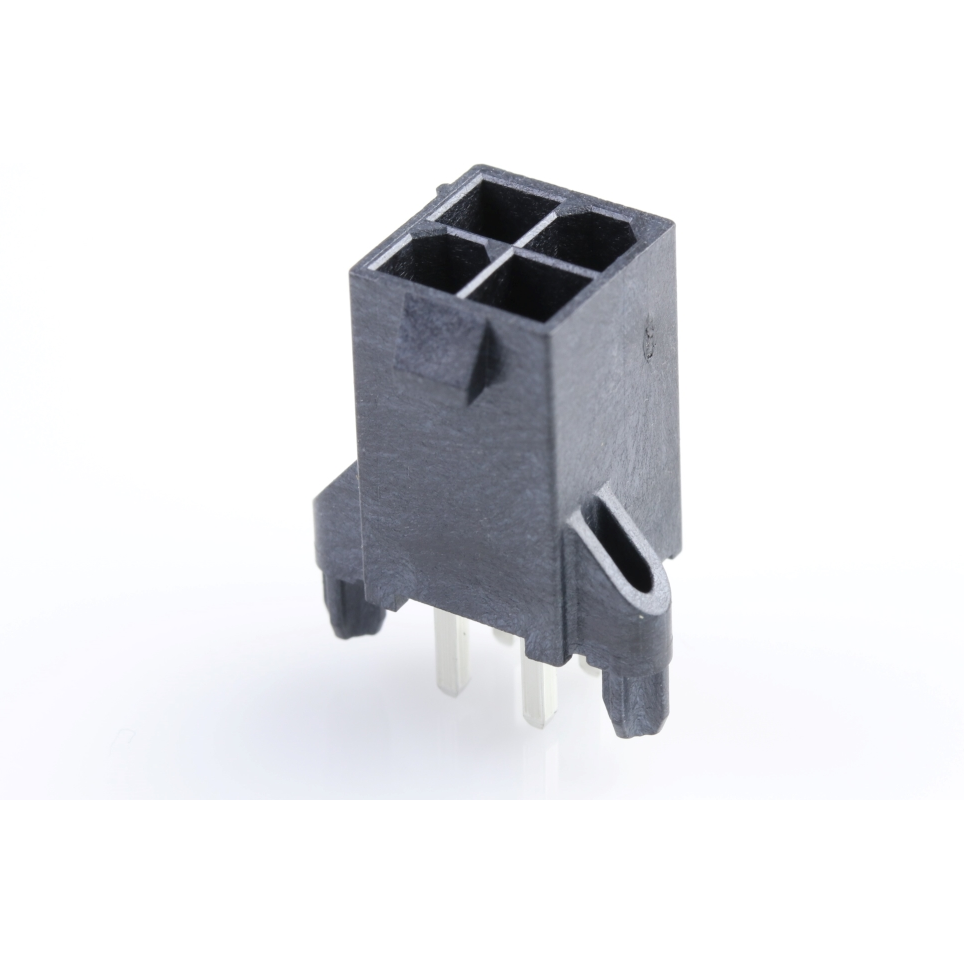 Molex-0462070204 Steckverbinderleisten und Leiterplattenbuchsen Conn Wire to Board HDR 4Power POS 4.2mm Solder ST Top Entry Thru-Hole Mini-Fit Jr Tray