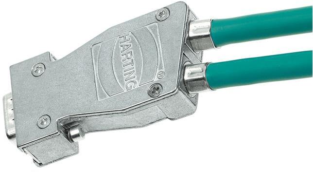 HARTING-66670090347 Schrumpfbalgenadapter Shell Housing 180° E Shell Size Zinc Die Cast Threaded