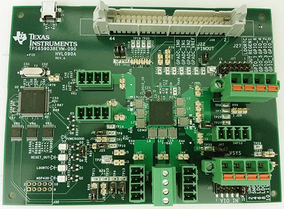 Texas Instruments-TPS659038EVM-090 Cartes et kits de développement de gestion de la puissance TPS659038 PMIC Solution Evaluation Board