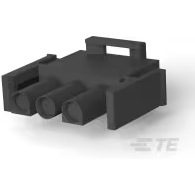TE Connectivity-1-350766-9 Carcaza de cables discretos de conector Conn Housing PL 3 POS 6.35mm Crimp ST Cable Mount Black Package