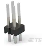 TE Connectivity-5-146250-2 Cabezales del conector y receptáculos PCB Conn Unshrouded Header HDR 4 POS 2.54mm Solder ST Thru-Hole Carton