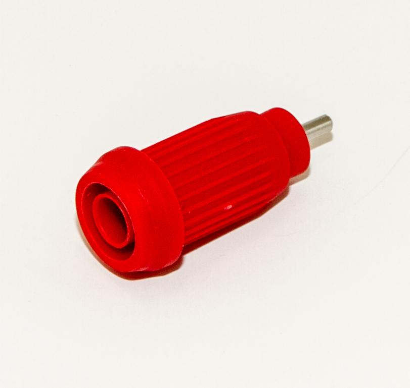 Mueller Electric-BU-31602-2 Steckverbinder, elektronisches Testgerät Red Press fit Insulated Banana Jack Solder Pin Connection