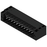 Weidmuller-1728720000 连接器插头及 PCB 插座 Conn Shrouded Header (4 Sides) HDR 24 POS 3.5mm Solder RA Side Entry Thru-Hole Box