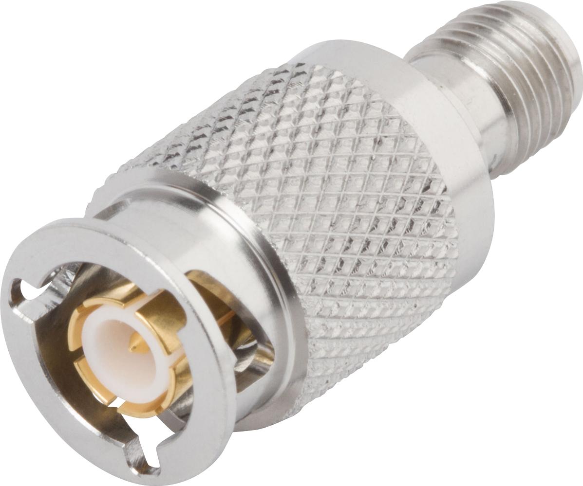 Amphenol SV Microwave-SF1122-6031 RF-Steckverbinder Conn SMA-ZMA Adapter 0Hz to 12.4GHz 50Ohm ST RCP/PL Gold Over Nickel Tray