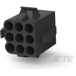 Conn Housing PL 9 POS 6.09mm Crimp ST Panel Mount Black Package