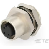 TE Connectivity-1838891-1 Connettore circolare Conn Circular SKT 3 POS Solder Cup ST Panel Mount 3 Terminal 1 Port