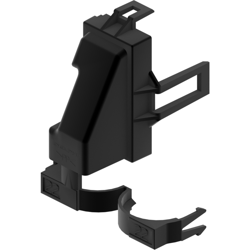 Delphi-12020170 Steckverbinderzubehör Cover Connector M/P Black