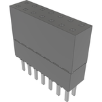 Conn Elevated Socket SKT 14 POS 2.54mm Solder ST Top Entry Thru-Hole Bulk