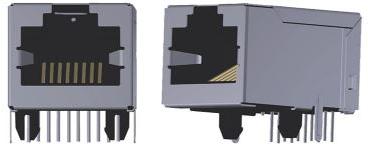 Abracon-ARJM11D7-502-NN-EW2 Connector Telephone and Telecom Conn RJ-45 F 8 POS 1.27mm Solder RA Thru-Hole 10 Terminal 1 Port Tray