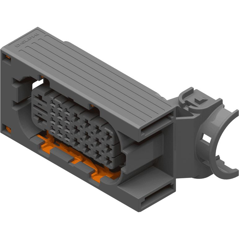 Delphi-33283998 Einzeladersteckverbinder, Gehäuse CTCS-SP 26 Way Female Housing Sealed Black With Lever