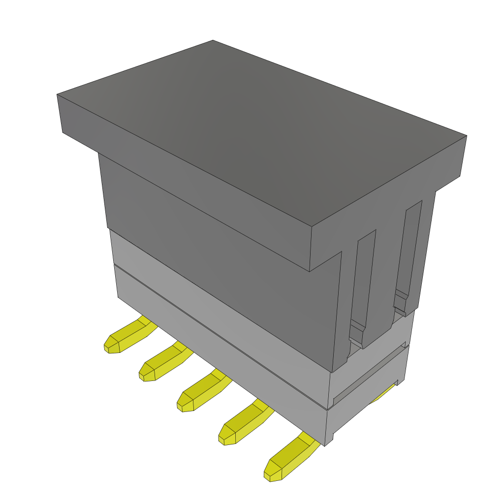 Samtec-TW-05-02-G-D-170-SM-009-P-TR Cabezales del conector y receptáculos PCB Conn Board Stacker HDR 10 POS 2mm Solder ST Top Entry SMD T/R