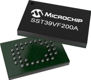Microchip Technology-SST39VF200A-70-4I-MAQE-T Flash NOR Flash Parallel 3.3V 2M-bit 128K x 16 70ns 48-Pin WFBGA T/R