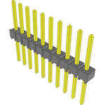 Conn Unshrouded Header HDR 10 POS 2.54mm Solder ST Top Entry Thru-Hole Bulk