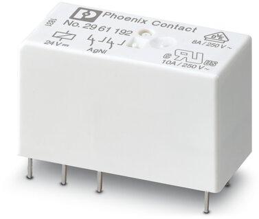 PHOENIX CONTACT-2961192 Power Relays Power Relay 24VDC 8A DPDT(29x12.7x15.7)mm THT