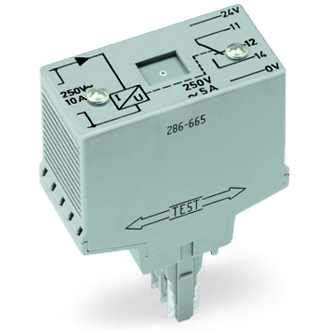 WAGO-286-665 Sonstige Relais Electromechanical Relay 24VDC 5A SPDT(25x52)mm Relay Module