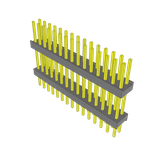 Conn Board Stacker HDR 30 POS 2.54mm Solder ST Top Entry Thru-Hole Bulk