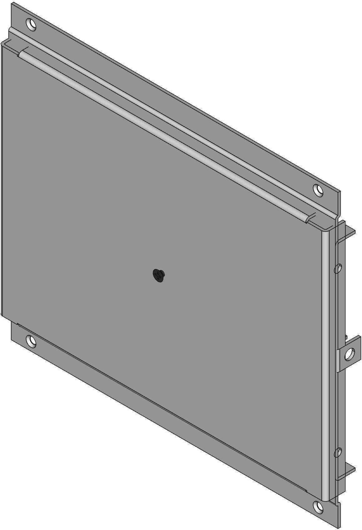 Hammond Manufacturing-RMCV9058BK1 Kästen, Gehäuse und Gestelle Black Aluminum Rack Mount Instrument Enclosure