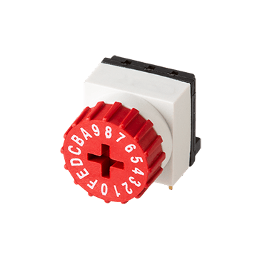 Same Sky (formerly CUI Devices)-RDS3-16S-1012-3-RA-508-D Switch DIP Switch DIP N.O./N.C. SP16T 16 Numbered Dial 0.15A 42VDC PC Pins 2.54mm Thru-Hole Tube