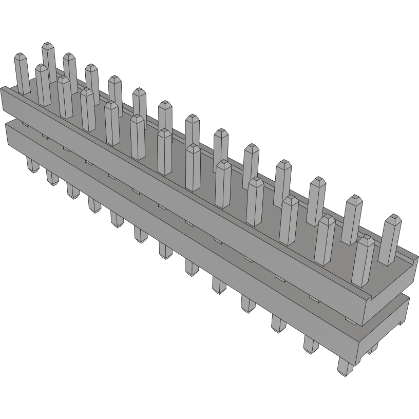Samtec-TW-13-01-T-D-155-080 Steckverbinderleisten und Leiterplattenbuchsen Conn Board Stacker HDR 26 POS 2mm Solder ST Top Entry Thru-Hole Bulk