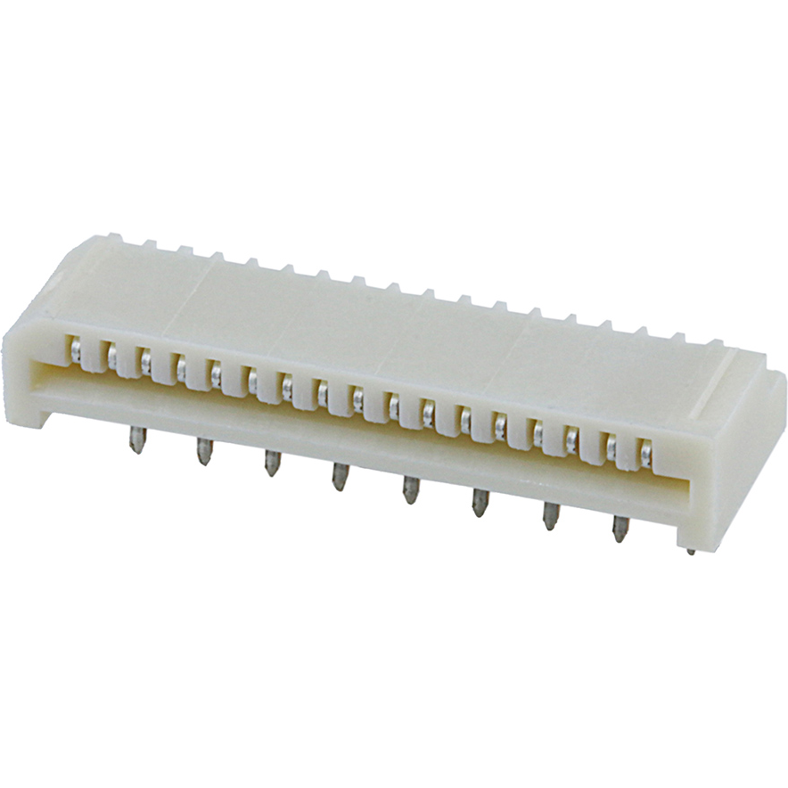 Molex-52807-1710 Raccordement FCC-FPC Conn FFC Connector SKT 17 POS 1mm Solder RA Thru-Hole Tray