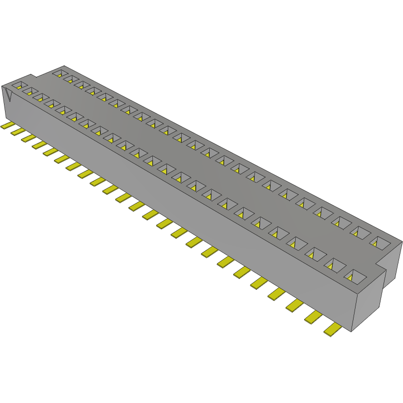 Samtec-BKS-147-01-L-V-A Piastre connettori e prese PCB Conn Micro Socket Strip SKT 47 POS 1mm Solder ST SMD Tube