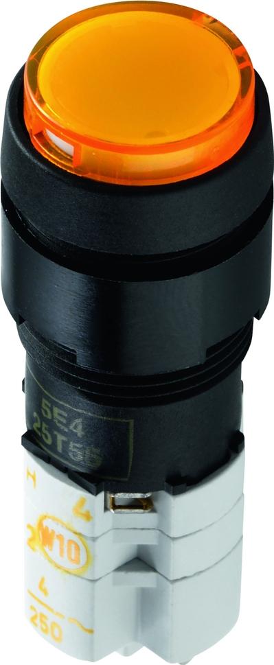 RAFI GmbH & Co. KG-1.15.108.552/0000 Switch Push Button Illuminated pushbutton, protruding lens, round collar, latching, housing