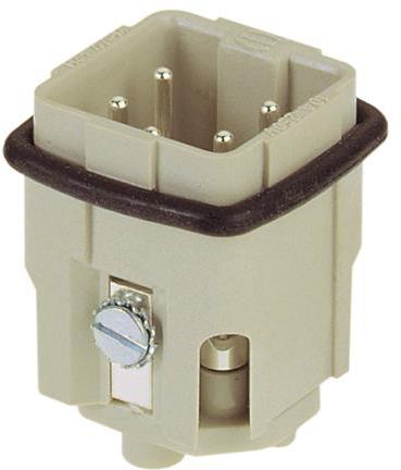 HARTING-09200042611 矩形连接器 Conn Rectangular M 4 POS Screw ST Panel Mount