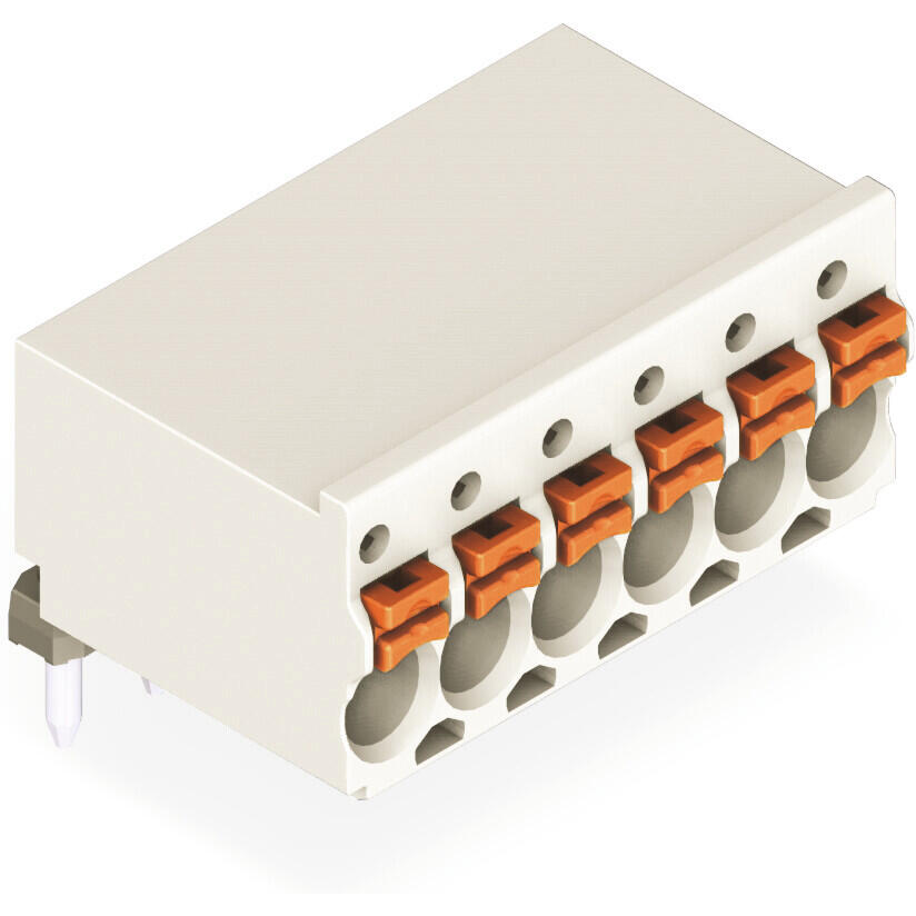 WAGO-2091-1376 Steckverbinder, Klemmenblöcke Conn Terminal Block F 6 POS 3.5mm Spring Clamp ST Cable Mount 10A Box